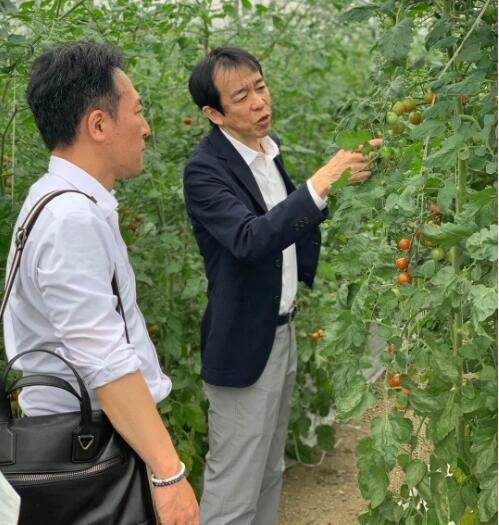欧姆龙集团CTO宫田喜一郎访问无锡欧姆龙智能农业园